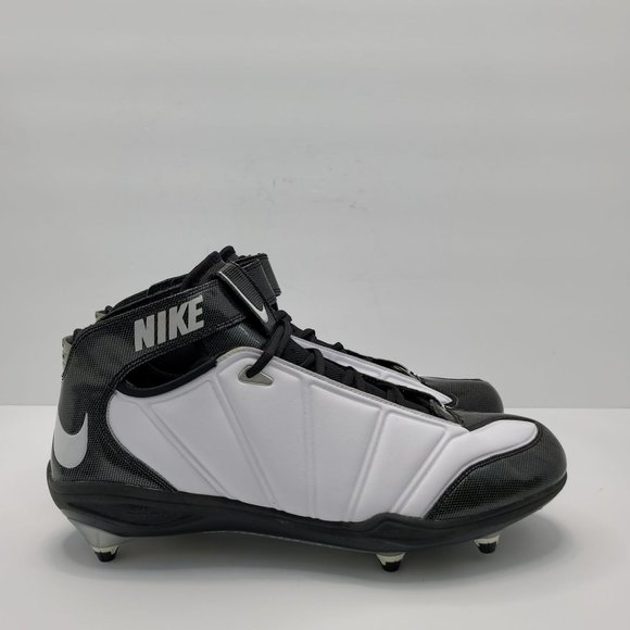 Nike Zoom Superbad Men's Football Cleats White and Black 318778-101 US Size 14 - Picture 1 of 8